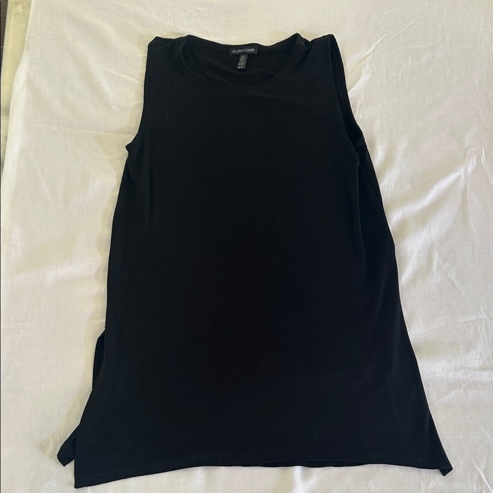 Eileen Fisher Classic Black Tank Top